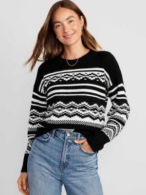 Cardigan Old Navy Cozy Pullover Pull Femme Noir | 613-LDCJBK