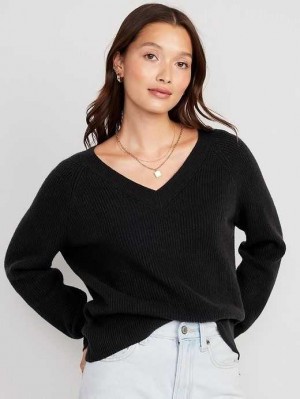 Cardigan Old Navy SoSoft Cocoon Pull Femme Noir | 241-FSWNZD