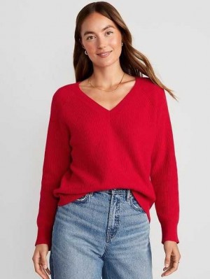 Cardigan Old Navy SoSoft Cocoon Pull Femme Rouge | 145-NCWMKO