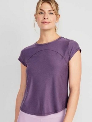 Haut Running Old Navy Cloud 94 Soft T-Shirt Femme Nebula | 187-JEGLWA