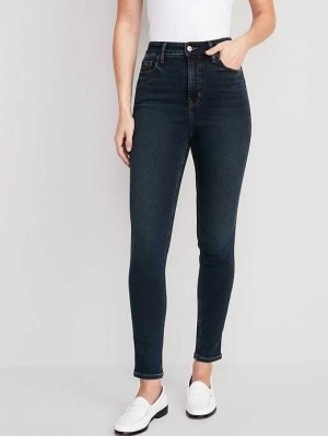 Jean Old Navy Extra High-Waisted Rockstar 360 Stretch Super-Mince Jeans Femme Astrid | 643-AOCZPF