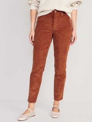 Jean Old Navy High-Waisted OG Droit Corduroy Ankle Pants Femme Umbria | 120-EIQYHV