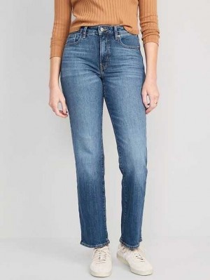 Jean Old Navy High-Waisted OG Droit Jeans Femme Saylor | 130-HCJQVK