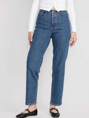 Jean Old Navy High-Waisted OG Loose Coton-Hemp Blend Jeans Femme Babs | 694-SREDZC