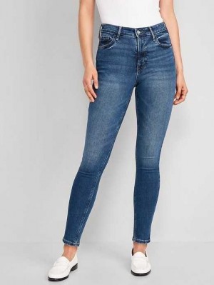 Jean Old Navy High-Waisted Rockstar Super-Mince Jeans Femme Gazania | 176-FYWSJK