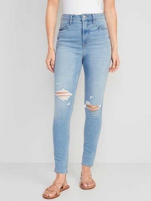 Jean Old Navy Higher High-Waisted Rockstar 360 Stretch Super-Mince Jeans Femme Kimora | 915-VGZXTE