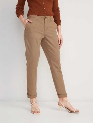 Pantalons Old Navy High-Waisted OGC Chino Pants Femme Sisal | 817-GOQARF