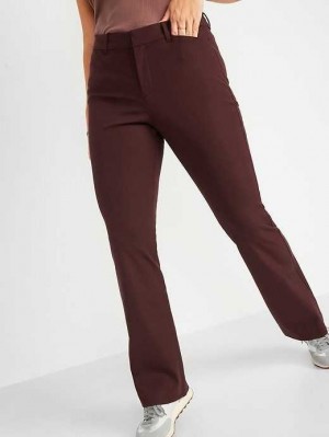 Pantalons Old Navy High-Waisted Pixie Flare Pants Femme Raisin Arizona | 548-HTCBRM