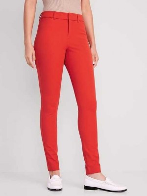 Pantalons Old Navy High-Waisted Pixie Mince Pants Femme Auburn | 798-QRIYBL