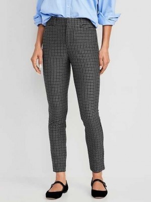 Pantalons Old Navy High-Waisted Pixie Mince Ankle Pants Femme Grise | 097-MDNEIV