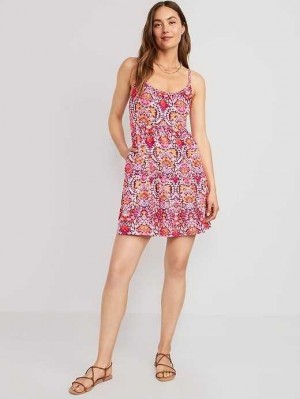 Peignoir Old Navy Braided-Brides Tiered Mini Swing Robe Femme Redstone | 596-LNHEZW