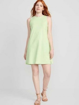 Peignoir Old Navy Sans Manches Vintage A-Line Mini Shift Robe Femme Soft Limon | 743-UNHGEY