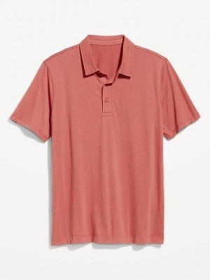 Polos Old Navy Classiche Fit Jersey Polo Homme Marron | 693-ZVQHDF