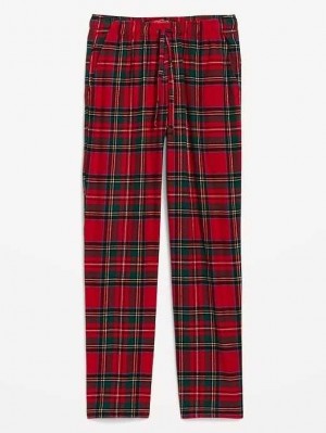 Pyjamas Old Navy Double-Brushed Flannel Pajama Pants Homme Rouge | 945-SAEPOG