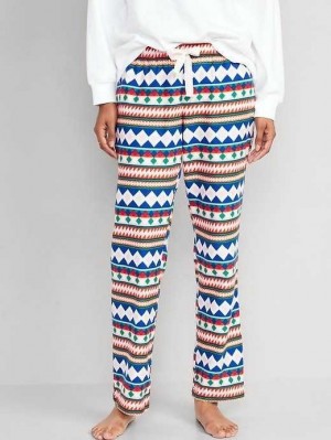 Pyjamas Old Navy Flannel Pajama Pants Femme Geo Fair Isle | 236-YJCMFE