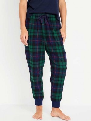 Pyjamas Old Navy Matching Flannel Jogger Pajama Pants Femme Noir | 463-KAQGTZ