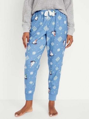 Pyjamas Old Navy Matching Flannel Jogger Pajama Pants Femme Multicolore | 196-FABVPC