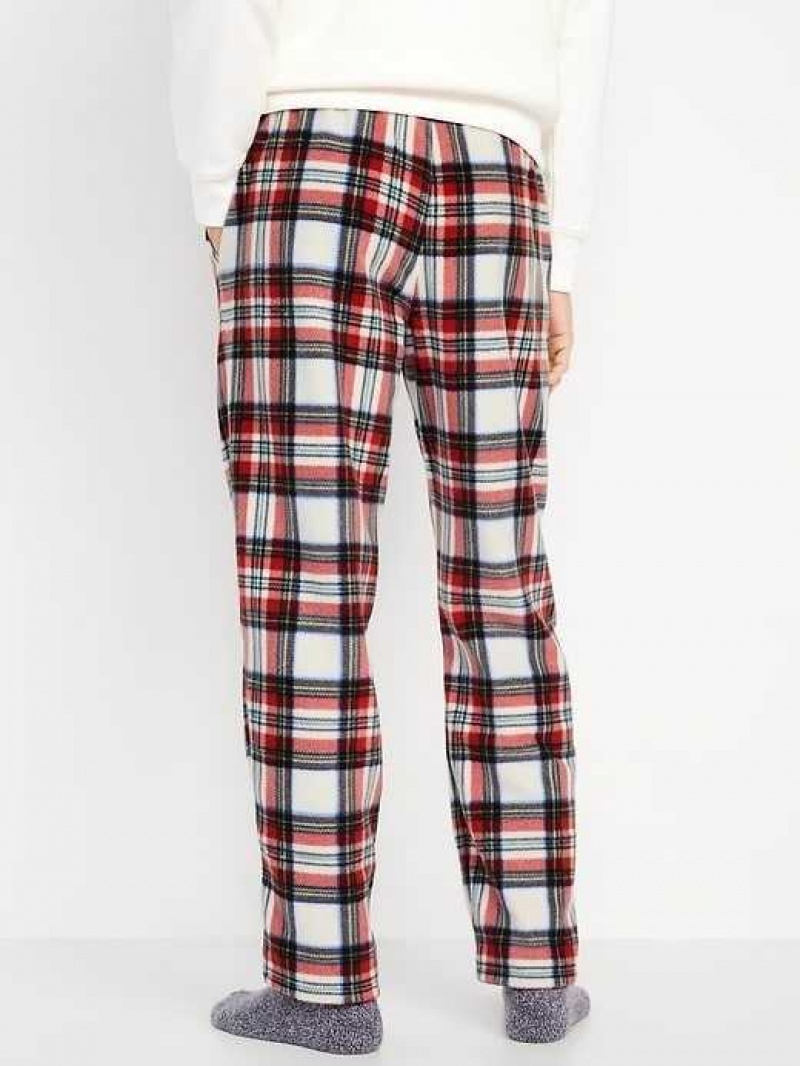 Pyjamas Old Navy Micro Fleece Pajama Pants Homme Blanche | 738-CEQRMI