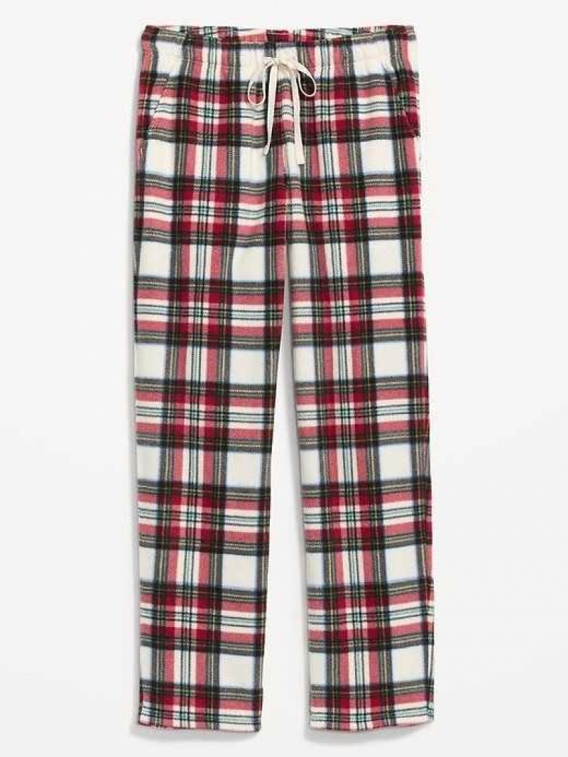 Pyjamas Old Navy Micro Fleece Pajama Pants Homme Blanche | 738-CEQRMI